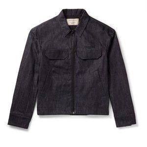 Maison Kitsune Denim Zipped Blouson